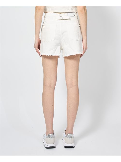 Short blanc Patrizia Pepe avec braguette dans le dos PATRIZIA PEPE | 2P1692-D107W146